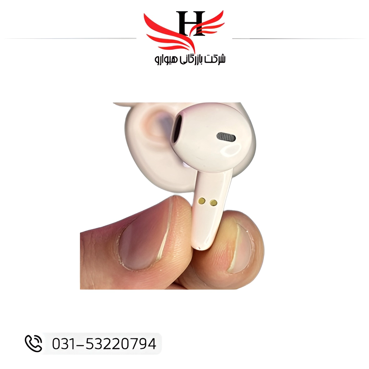 هندزفری بلوتوث ایرپاد WISME-T19 در کیس شارژ، مناسب خرید عمده هیوارو